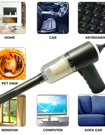 3 in 1 Mopping Vacuum Blower with Mini Dust Buster USB Portable Vacuum Cleaner Dry and Wet
