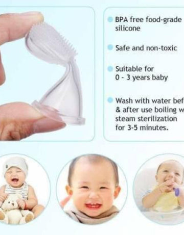 Baby Finger Toothbrush with Storage Case