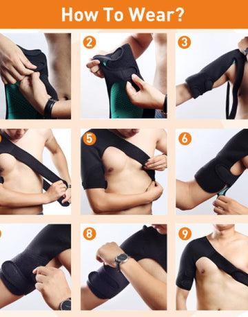 Adjustable Neoprene Torn Rotator Cuff Shoulder Stabilizer Support for Injury Prevention