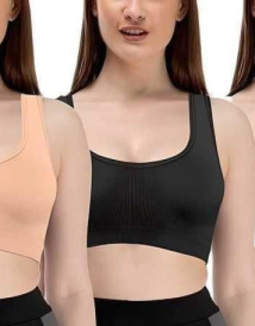 Beautiful Padded Bra - Stretchable Soft Lycra Net Fabric, Ideal for Everyday Wear