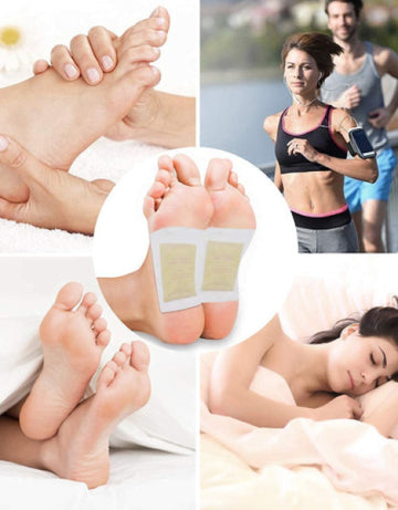 Detox Foot Patches 10 Adhesive Pads Kit Natural Unwanted