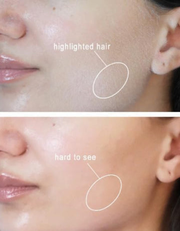 Hair Identifier Spray For Face Shaving, Face Hair Identifier Spray, Skin Dermaplaning Spray for Face