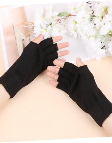 Half-finger Gloves Wool Winter Gloves