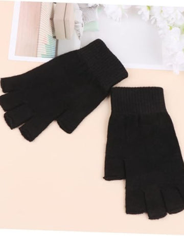 Half-finger Gloves Wool Winter Gloves