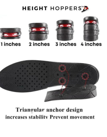 Height Increase Insole Heel Raisers Orthotic Insoles Adjustable Elevator Lift Kit Shoe Lifts