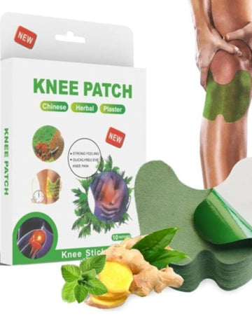 Knee Pain Relief Patches, Herbal Pain Relief Patches, Long-Lasting & Effective, Safe and Harmless