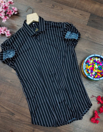 Men Regular, Slim Fit Striped Casual Shirt