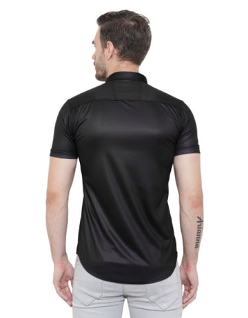 Men Regular, Super Slim Fit Printed Cut Away Collar Casual Shirt