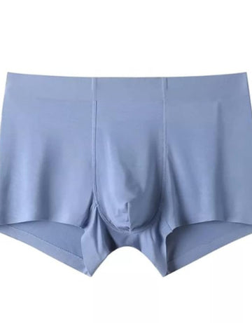 Men's Ultra Soft Material Ice-Silk Men's Shorts Underwear Men's Brief Boxer Free Size ( Pack of 2)