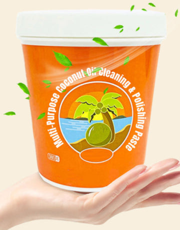 Multi-Purpose Coconut Oil Cleaning & Polishing Paste (Pack Of 1 )