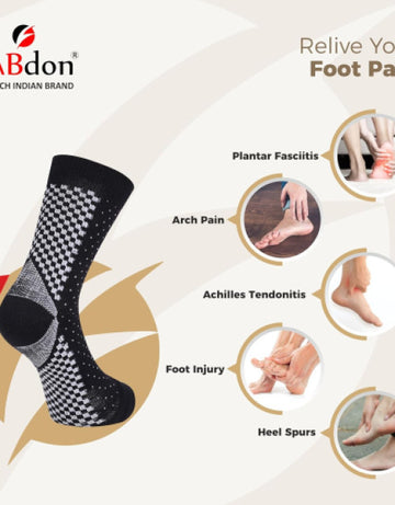 Neuropathy Socks for Women and Men for Relief Swollen Feet and Ankles ( Pack Of 2  )