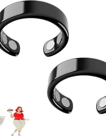 Olux Magnetic Ring Weight Loss, Acupressure Magnetisc Ring for Women Men ( Pack Of 2 )
