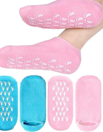 Silicone Moisturizing Socks for dry Skin Women's Spa Pedicure Socks ( Pack Of 1 )