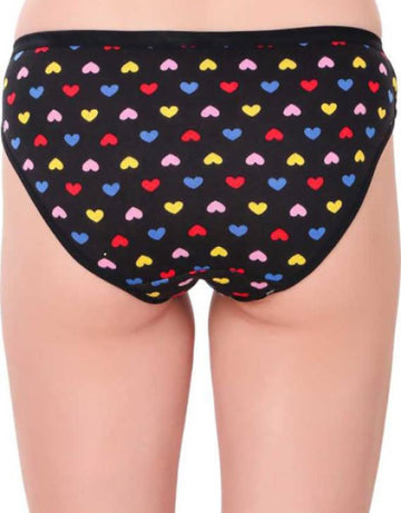 Women Cotton Silk Hipster Multicolor Panties Combo -100% Cotton