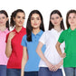 Ketex Cotton Blend Polo Neck T-shirt (Pack Of 5)