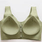 Women's Cotton Spandex Padded Front Open Feeding Bra Maternity Baby Nursing