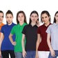 Ketex Cotton Blend Polo Neck T-shirt (Pack Of 5)