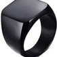 Saizen Silver Square Vintage Ring