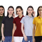 Ketex Cotton Blend Polo Neck T-shirt (Pack Of 5)